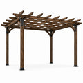 Pergola en bois avec connecteurs métalliques 300x300x230 cm