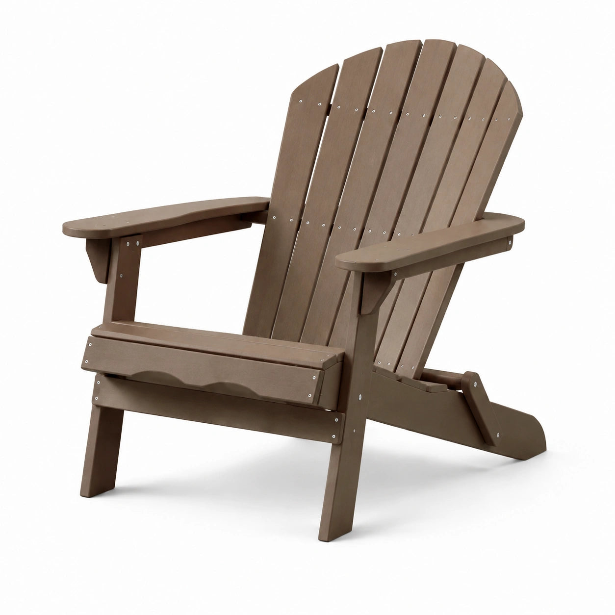 Fauteuil Adirondack en bois composite brun