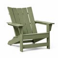 Fauteuil Adirondack en plastique recyclé vert olive 90x75x88 cm