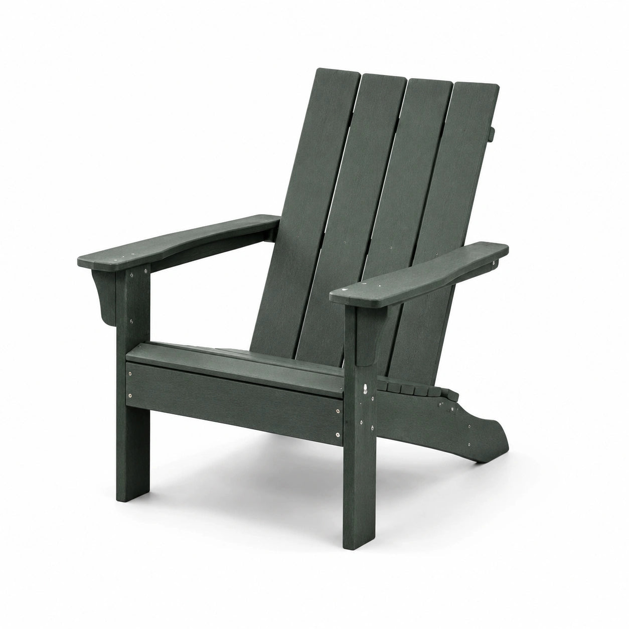 Chaise Adirondack en bois composite vert